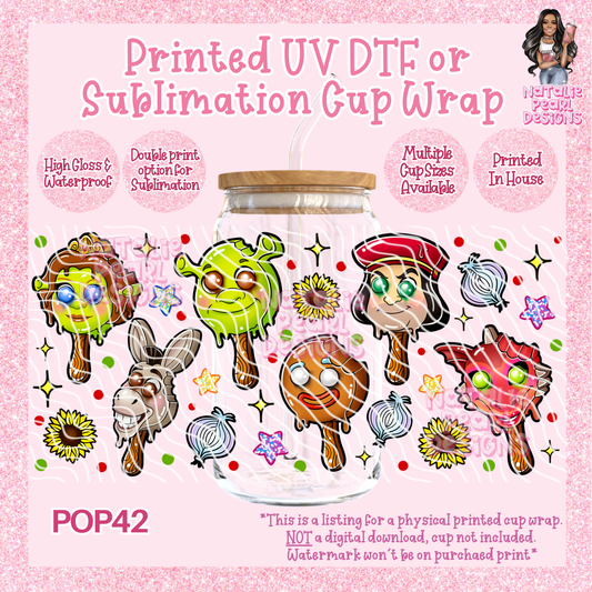 POP42 UV DTF/SUB Cup Wraps
