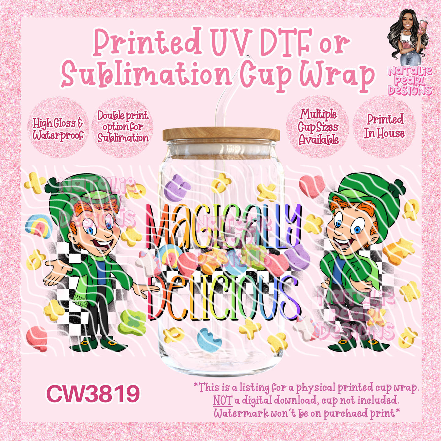 CW3819 UV DTF/SUB Cup Wraps