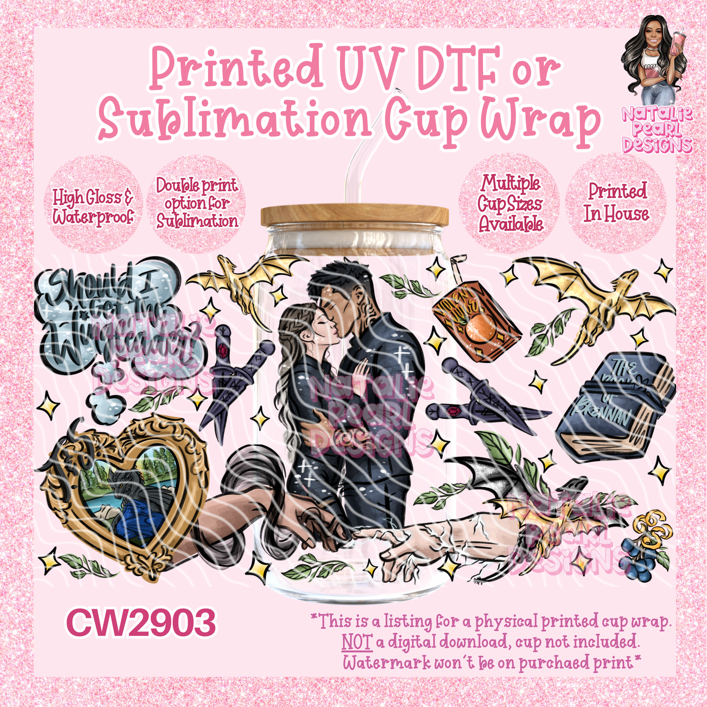 CW2903 UV DTF/SUB Cup Wraps