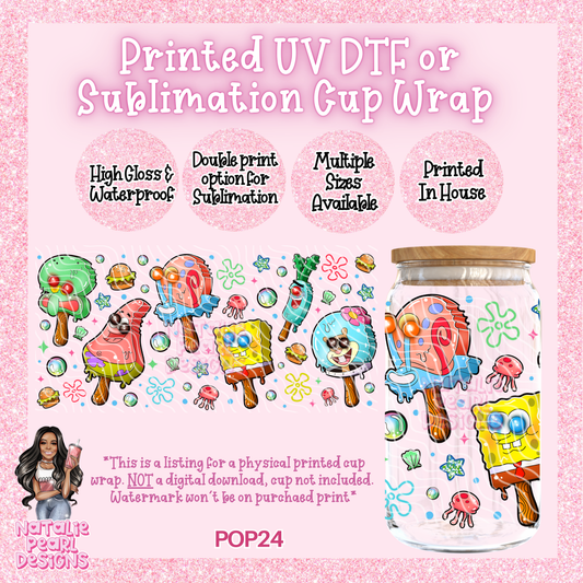 POP24 UV DTF/SUB Cup Wrap