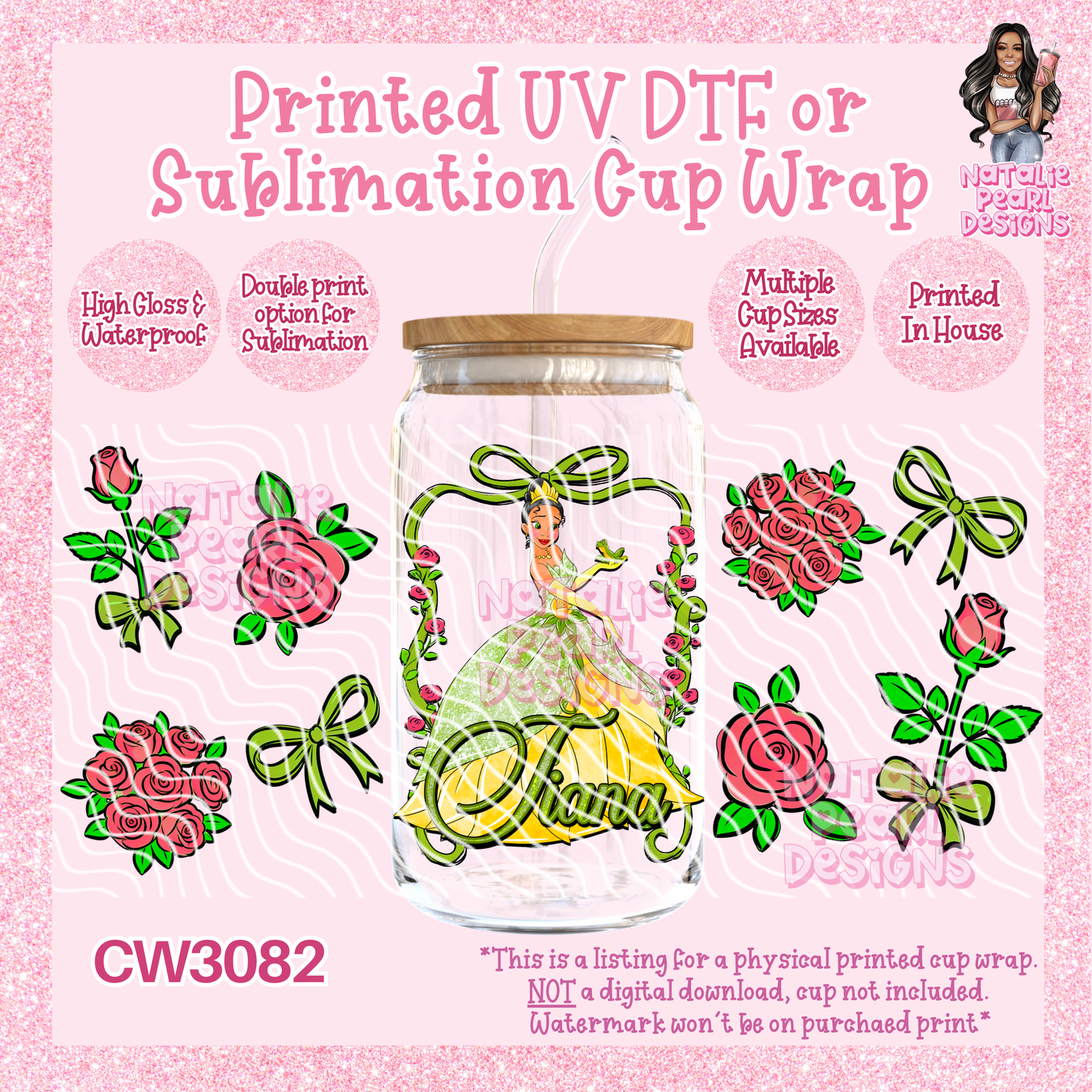 CW3082 UV DTF/SUB Cup Wraps