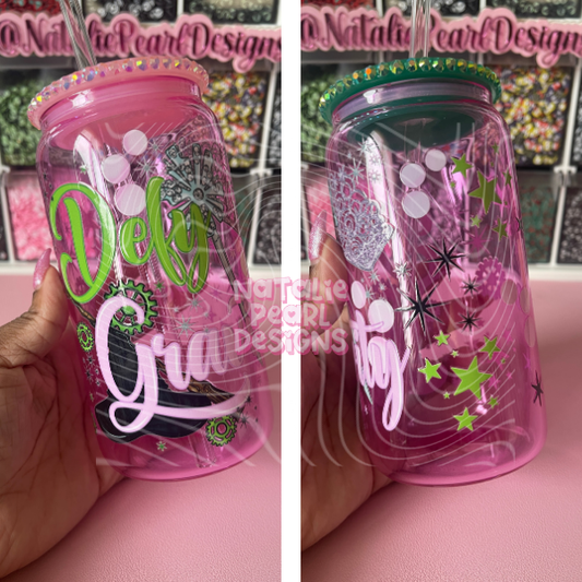 Defy Gravity Glass Can