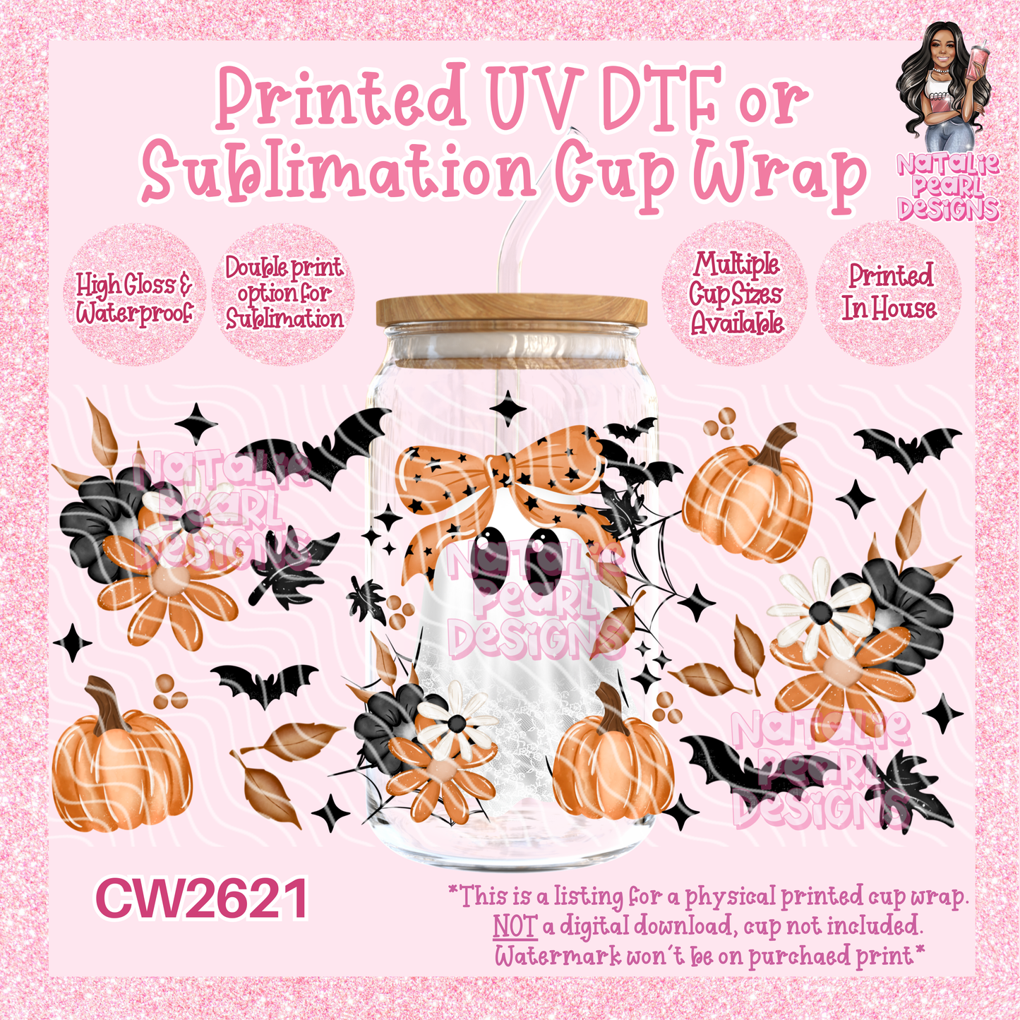 CW2621 UV DTF/SUB Cup Wraps