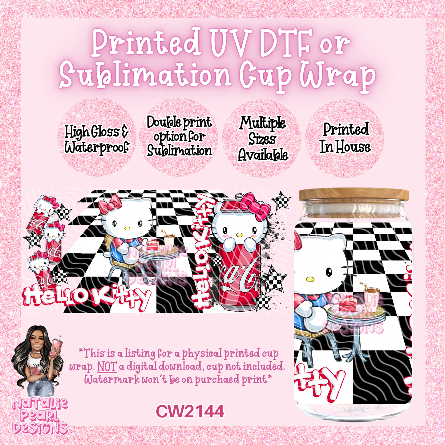 CW2144 UV DTF/SUB Cup Wraps