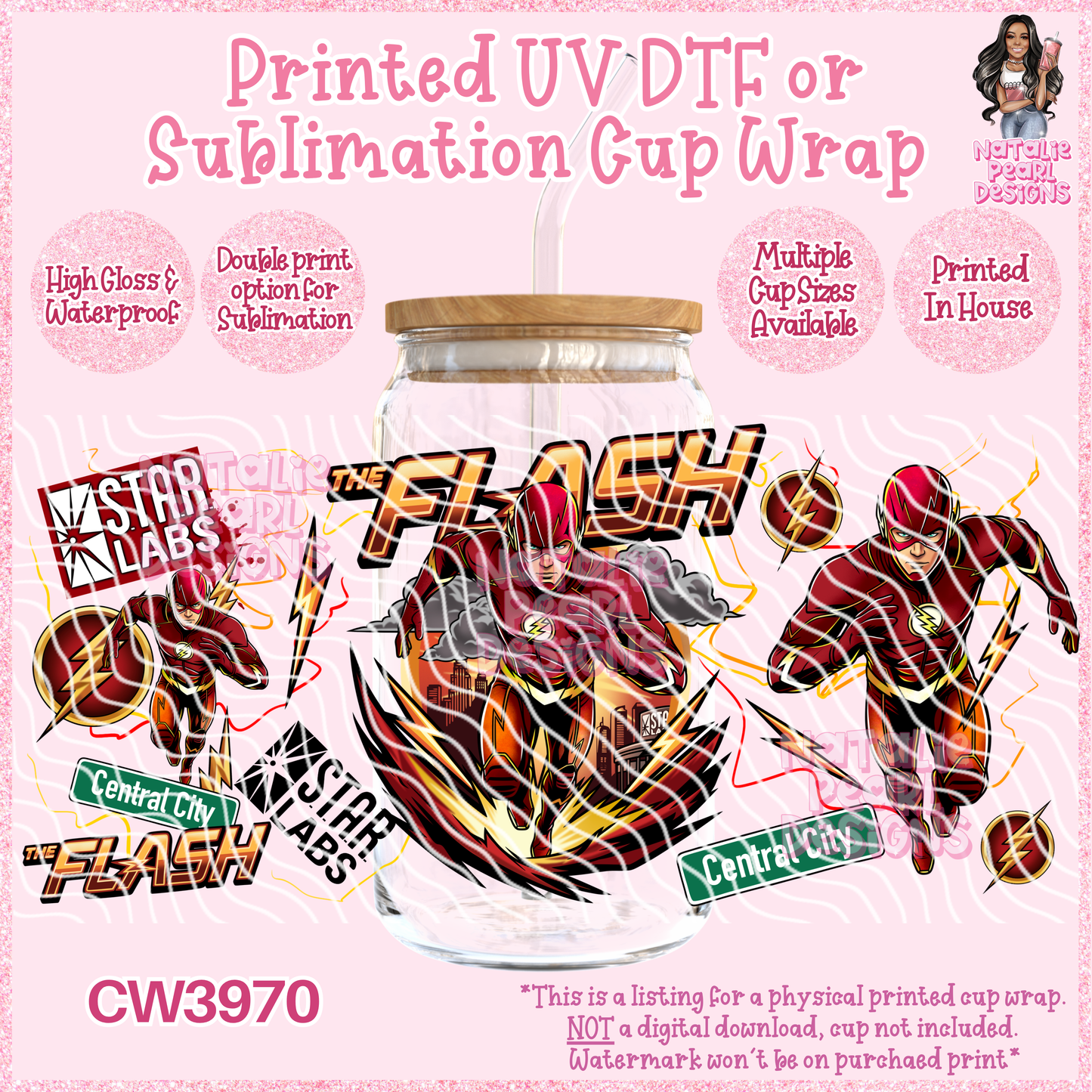 CW3970 UV DTF/SUB Cup Wraps