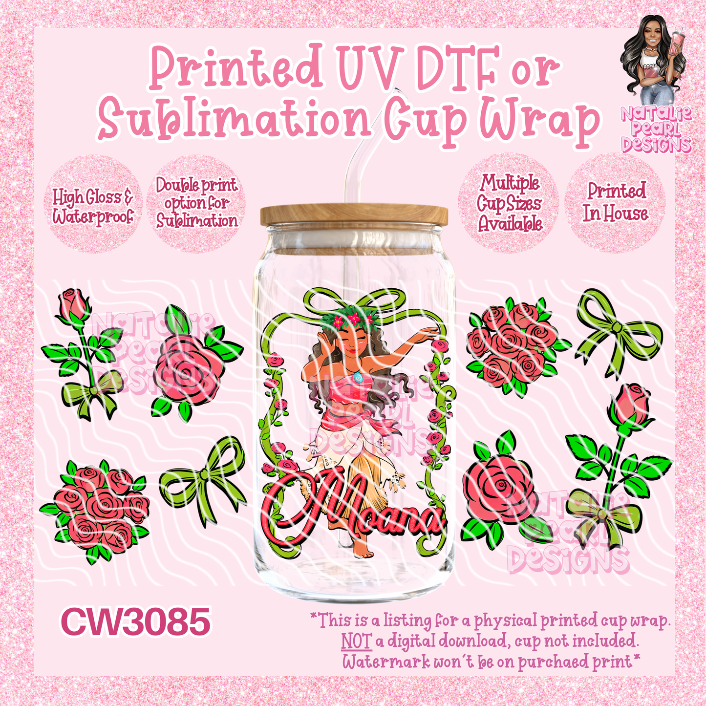 CW3085 UV DTF/SUB Cup Wraps