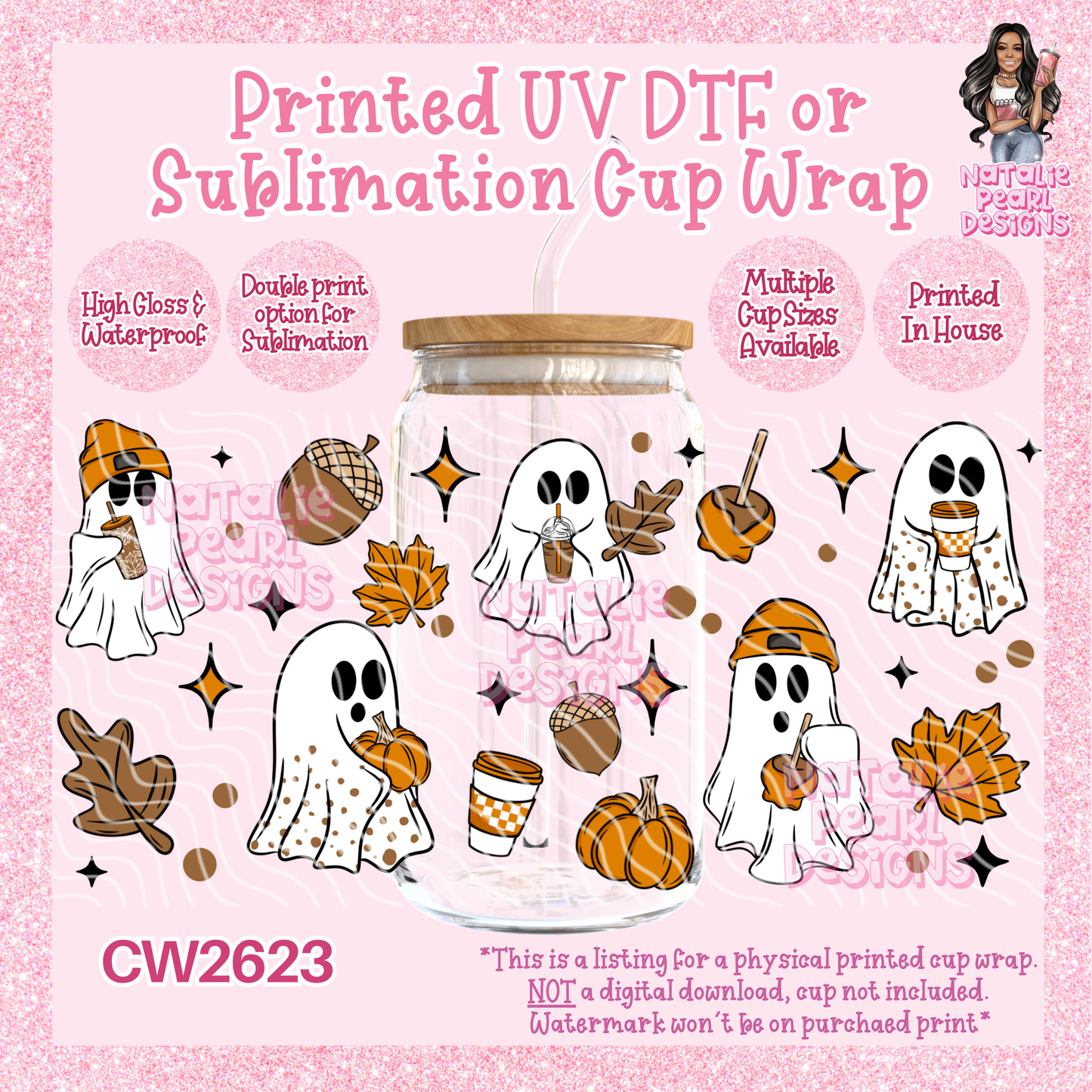 CW2623 UV DTF/SUB Cup Wraps