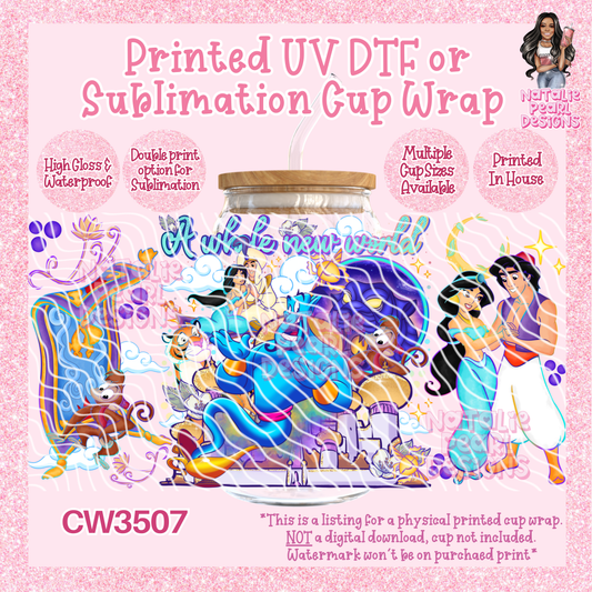 CW3507 UV DTF/SUB Cup Wraps