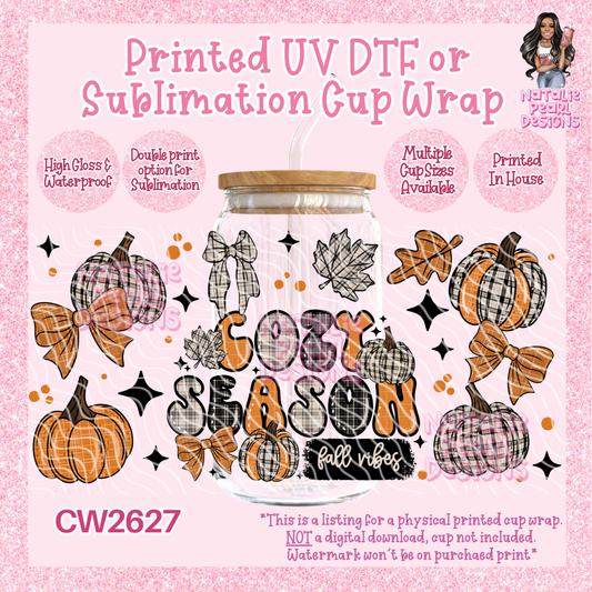CW2627 UV DTF/SUB Cup Wraps