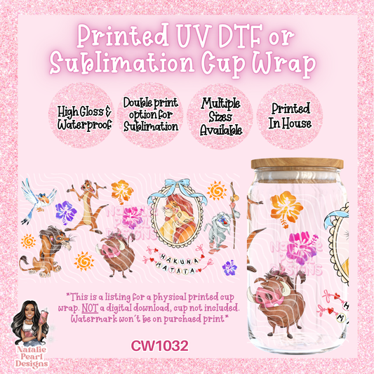 CW1032 UV DTF/SUB Cup Wrap