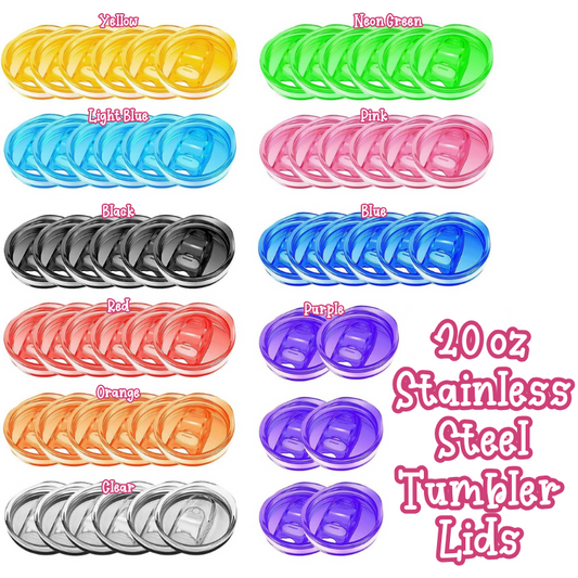 Color Lids for 20oz Stainless Steel Tumblers