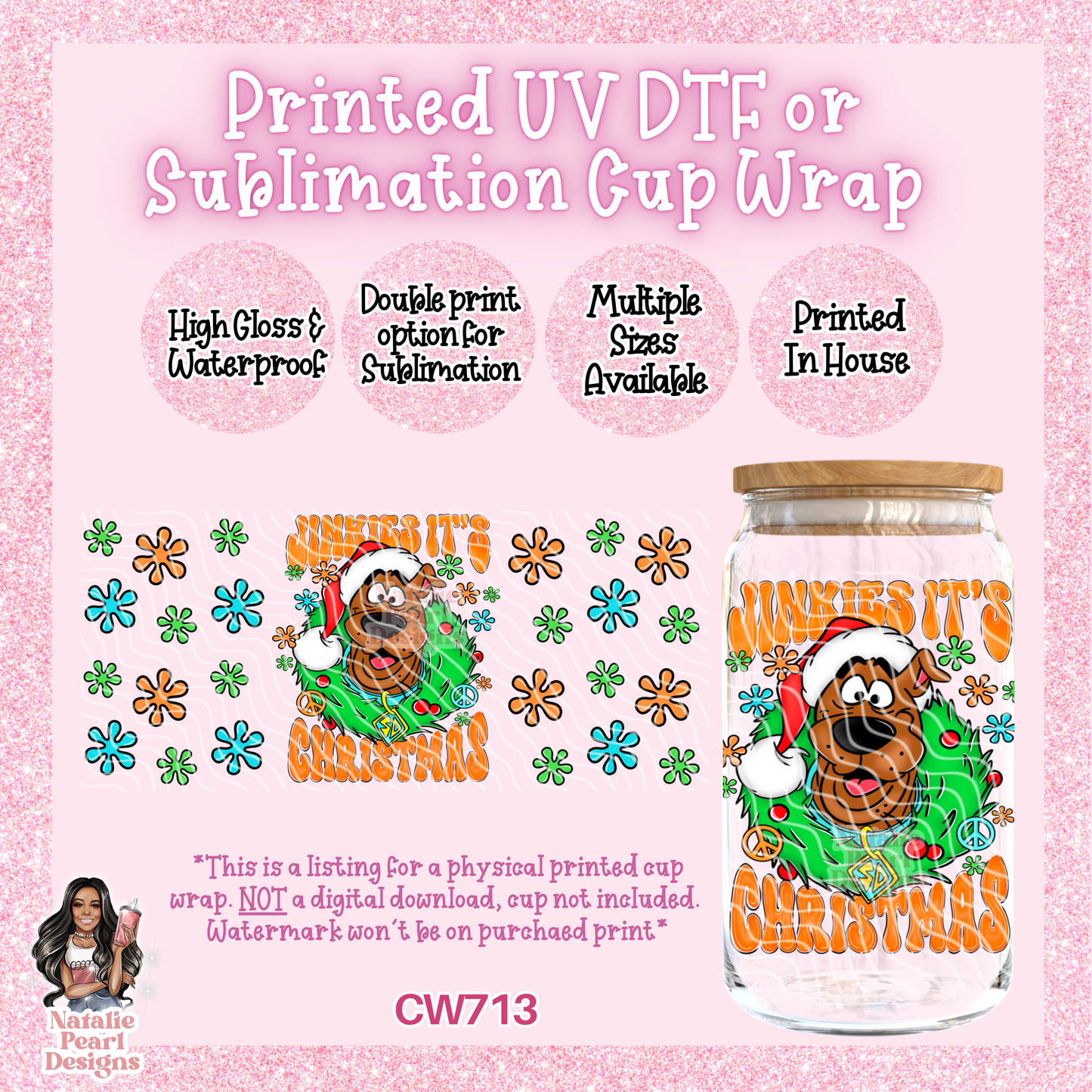 CW713 UV DTF/SUB Cup Wrap