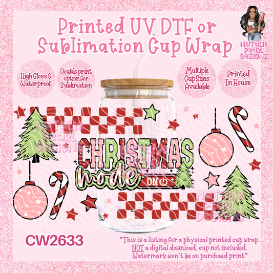CW2633 UV DTF/SUB Cup Wraps