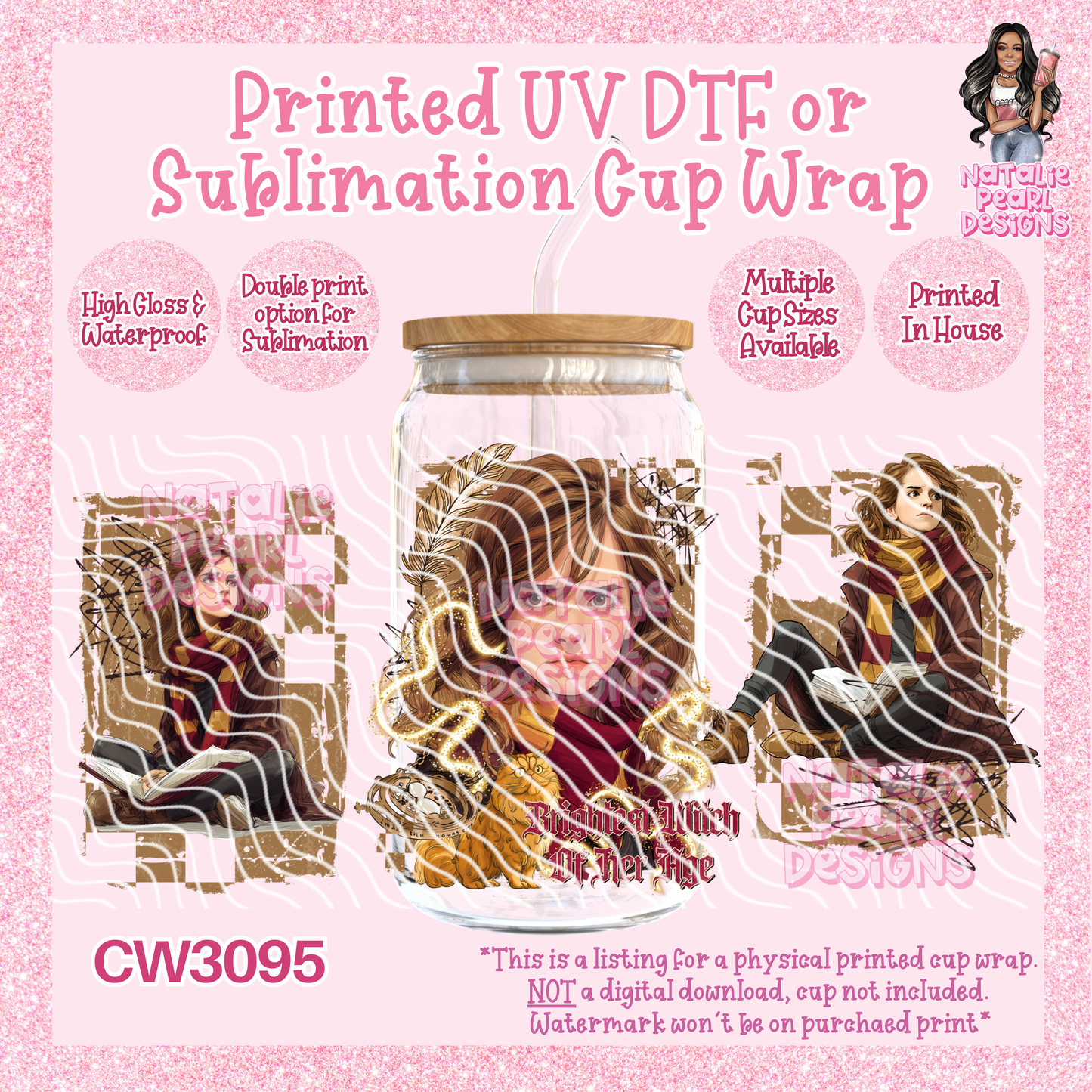 CW3095 UV DTF/SUB Cup Wraps