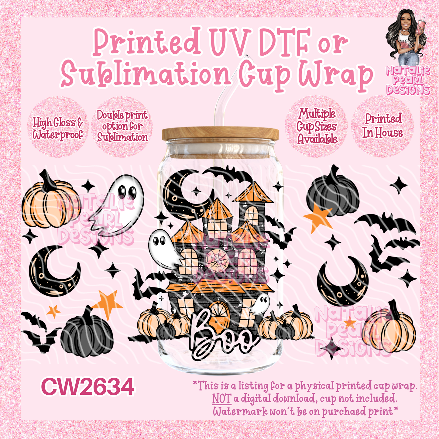 CW2634 UV DTF/SUB Cup Wraps