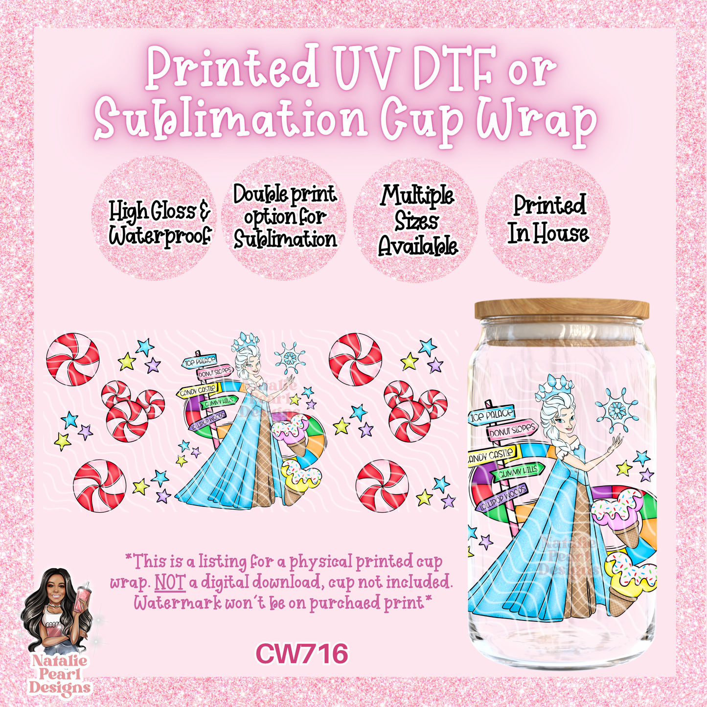 CW716 UV DTF/SUB Cup Wrap