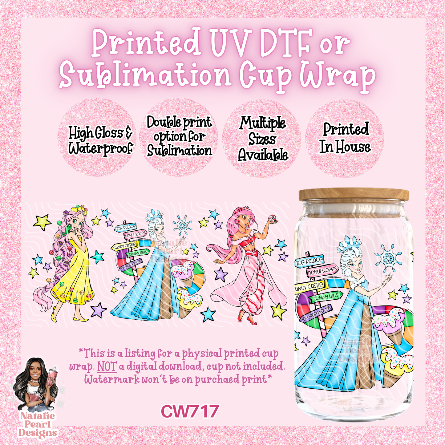CW717 UV DTF/SUB Cup Wrap