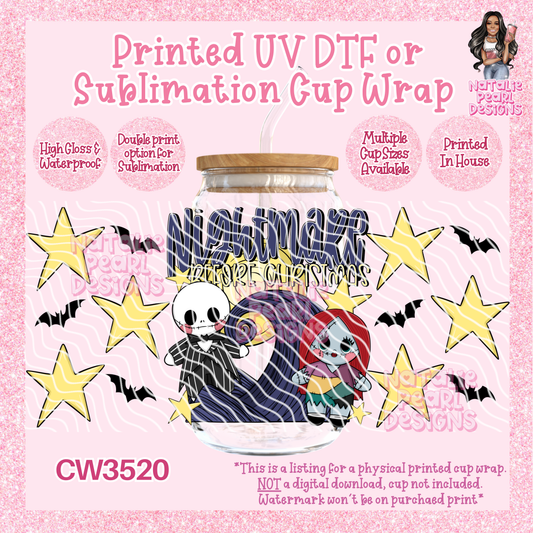 CW3520 UV DTF/SUB Cup Wraps