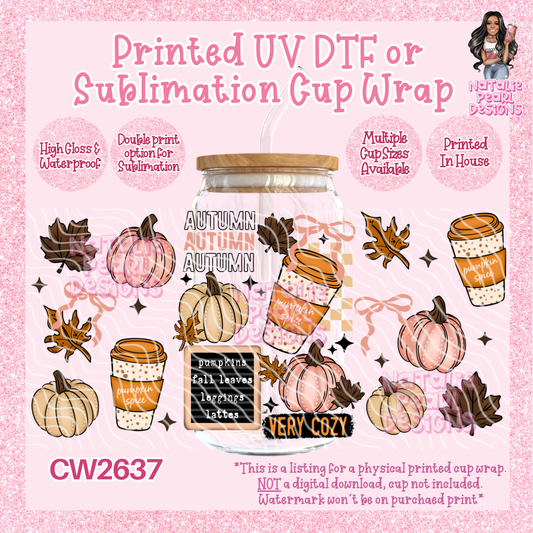CW2637 UV DTF/SUB Cup Wraps