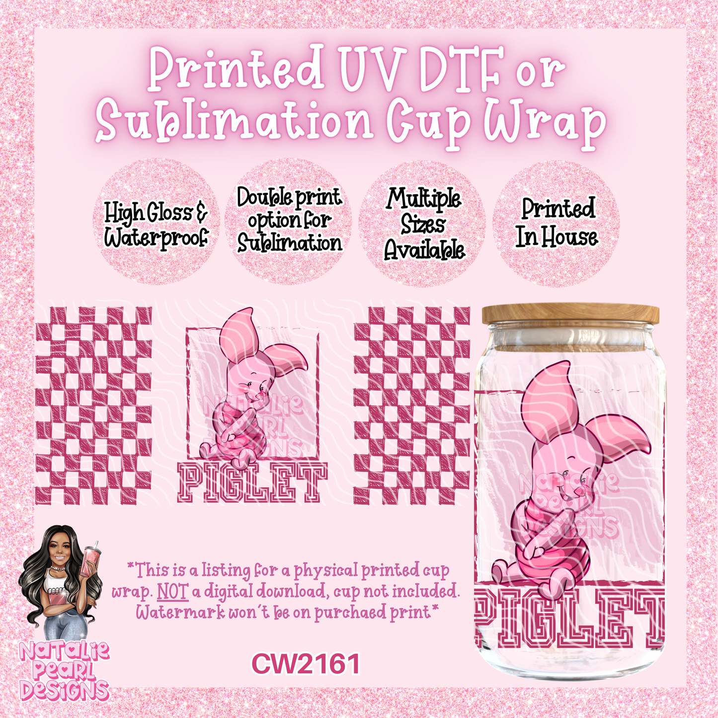 CW2161 UV DTF/SUB Cup Wraps