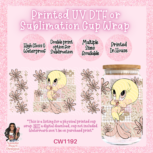 CW1192 UV DTF/SUB Cup Wrap