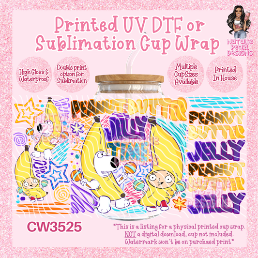 CW3525 UV DTF/SUB Cup Wraps