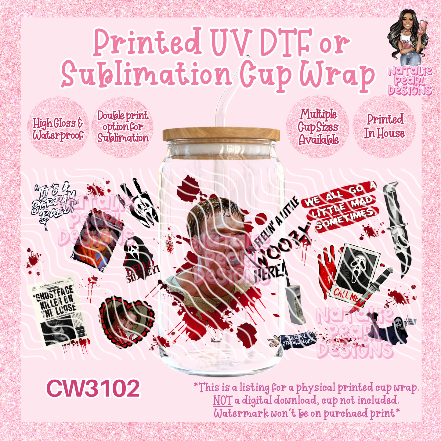 CW3102 UV DTF/SUB Cup Wraps