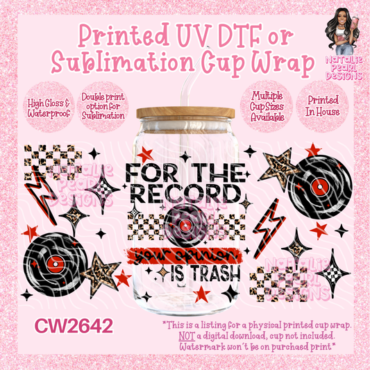 CW2642 UV DTF/SUB Cup Wraps