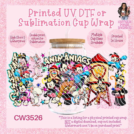 CW3526 UV DTF/SUB Cup Wraps