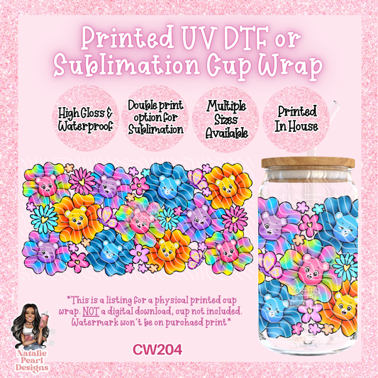 CW204 UV DTF/SUB Cup Wrap