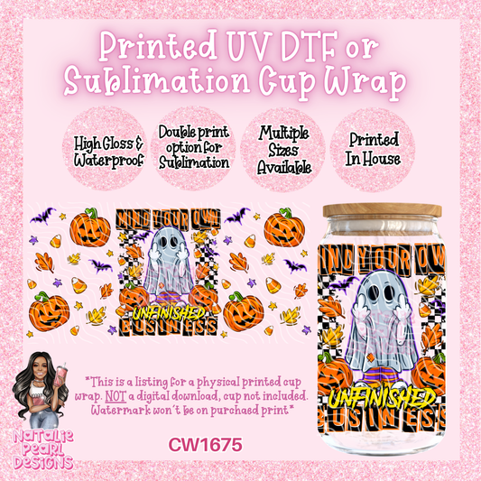 CW1675 UV DTF/SUB Cup Wraps