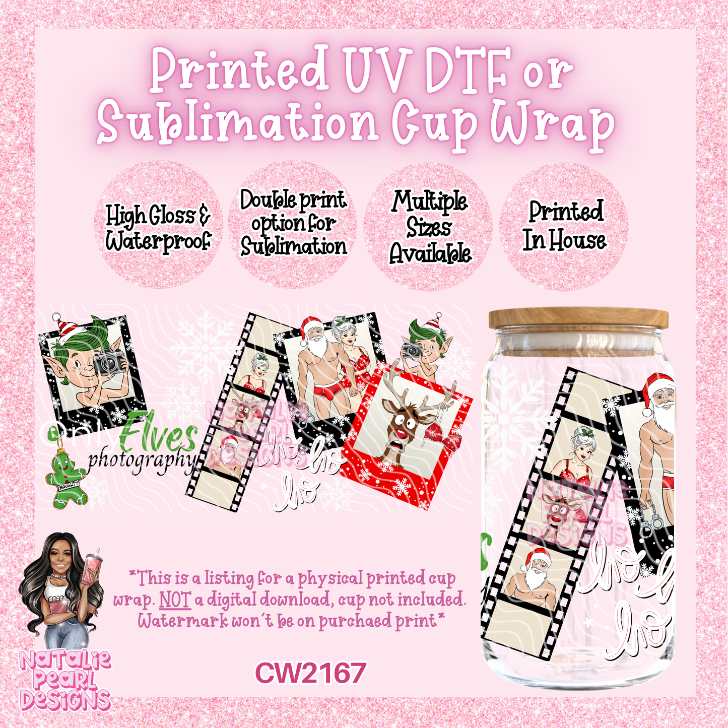 CW2167 UV DTF/SUB Cup Wraps