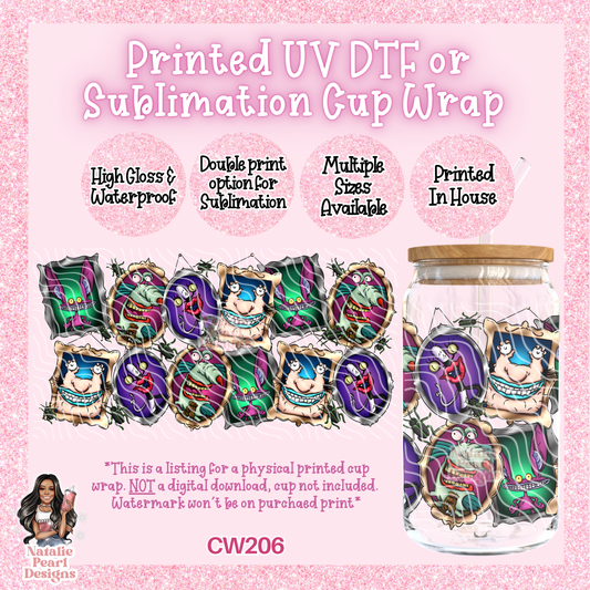 CW206 UV DTF/SUB Cup Wrap