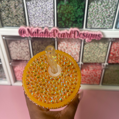 Honey Labubu Snow Globe Tumbler