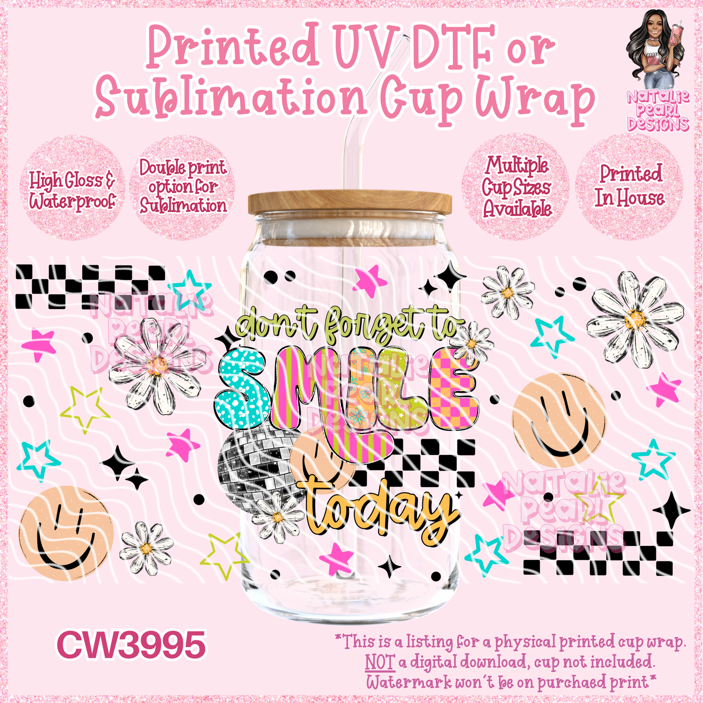 CW3995 UV DTF/SUB Cup Wraps