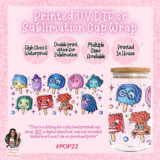 POP22 UV DTF/SUB Cup Wrap
