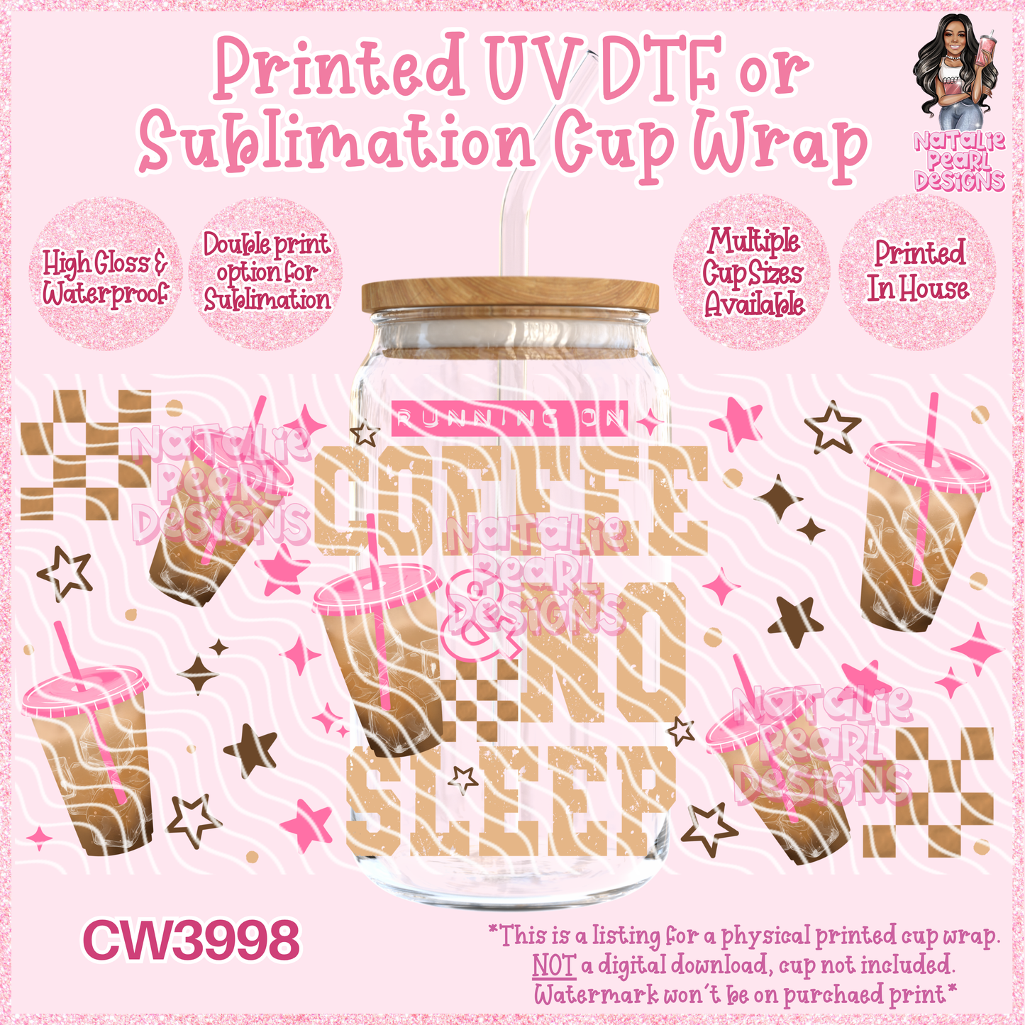 CW3998 UV DTF/SUB Cup Wraps