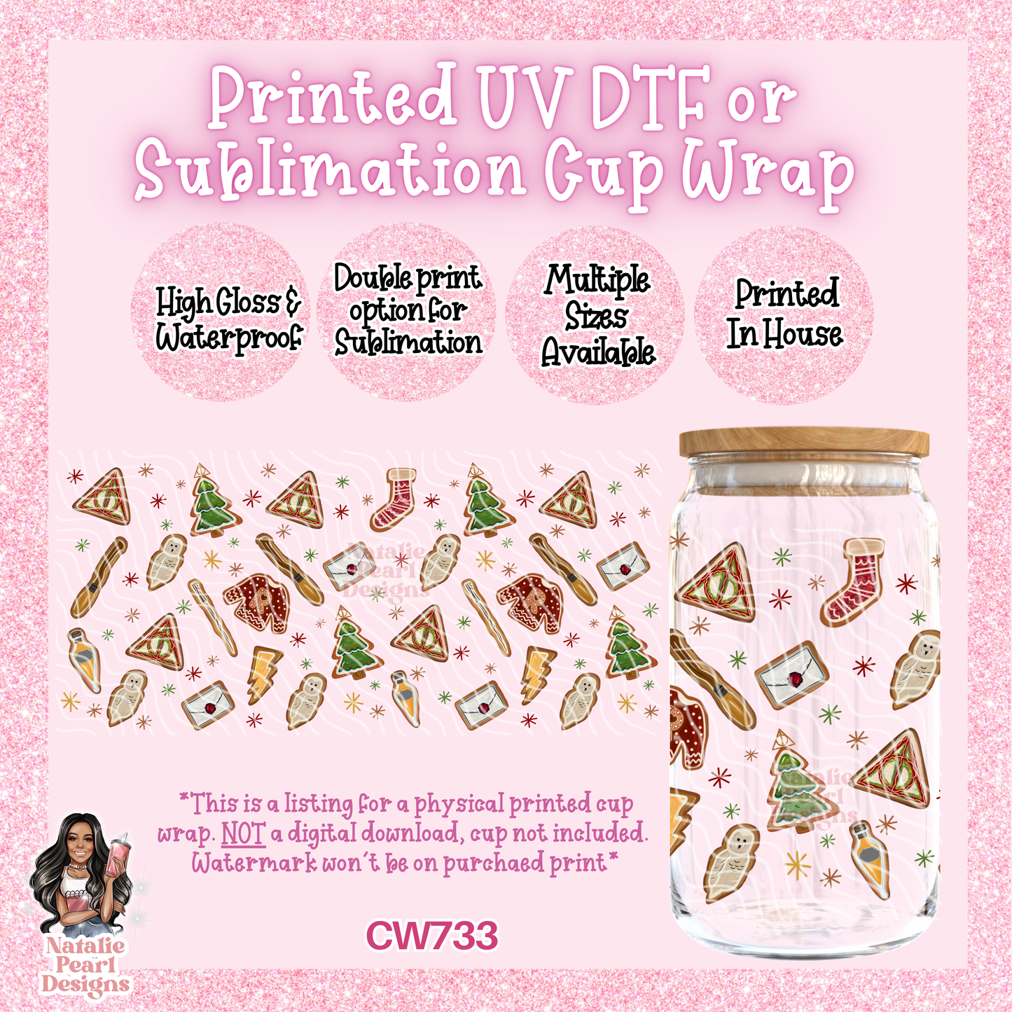 CW733 UV DTF/SUB Cup Wrap