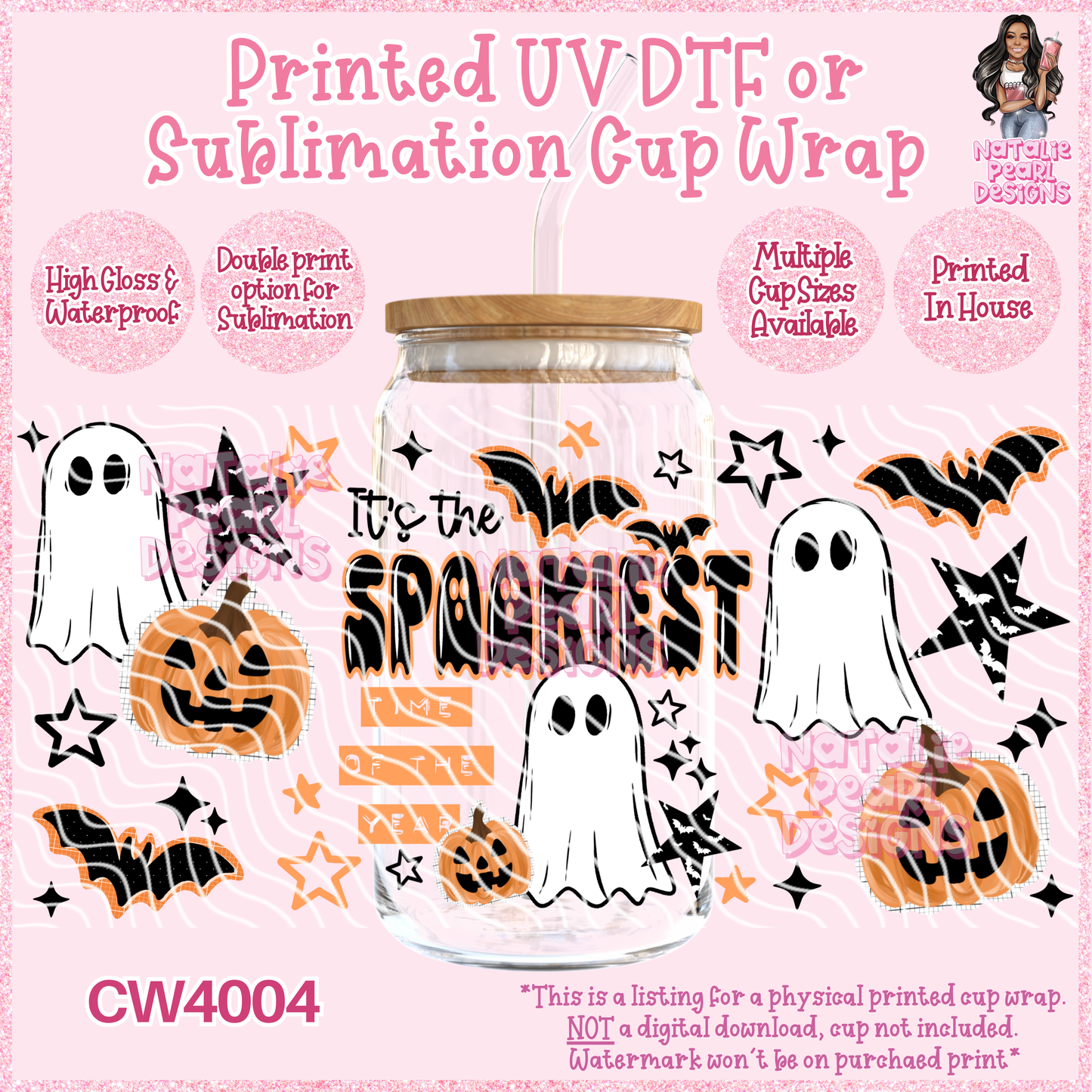 CW4004 UV DTF/SUB Cup Wraps