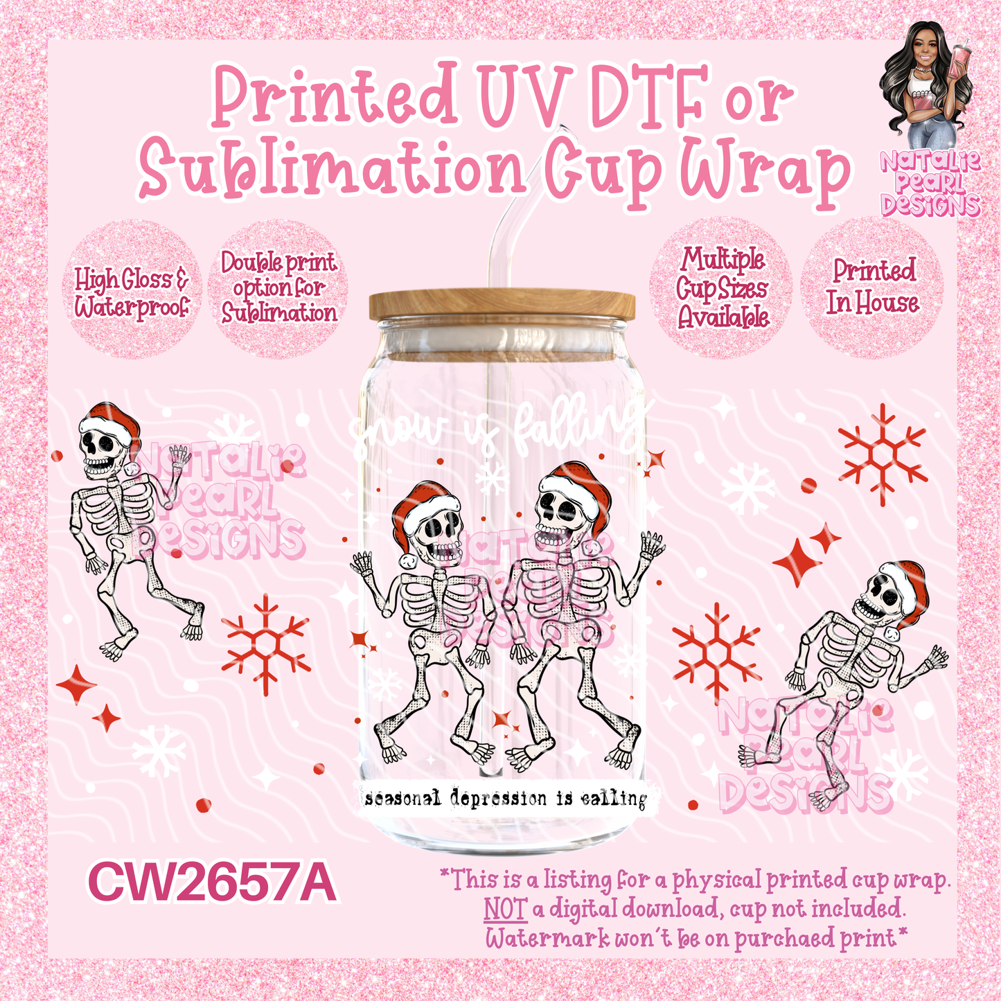 CW2657A UV DTF/SUB Cup Wraps