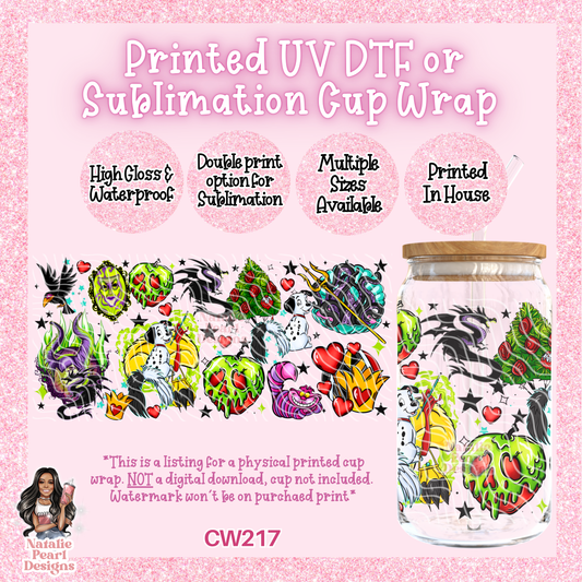 CW217 UV DTF/SUB Cup Wrap