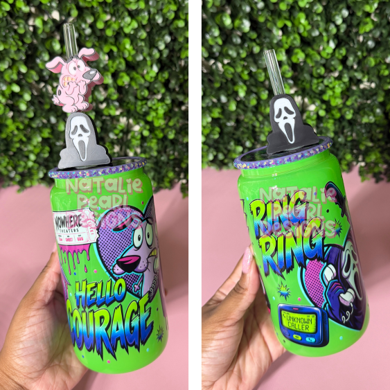 Ghost/Courage Glass Can