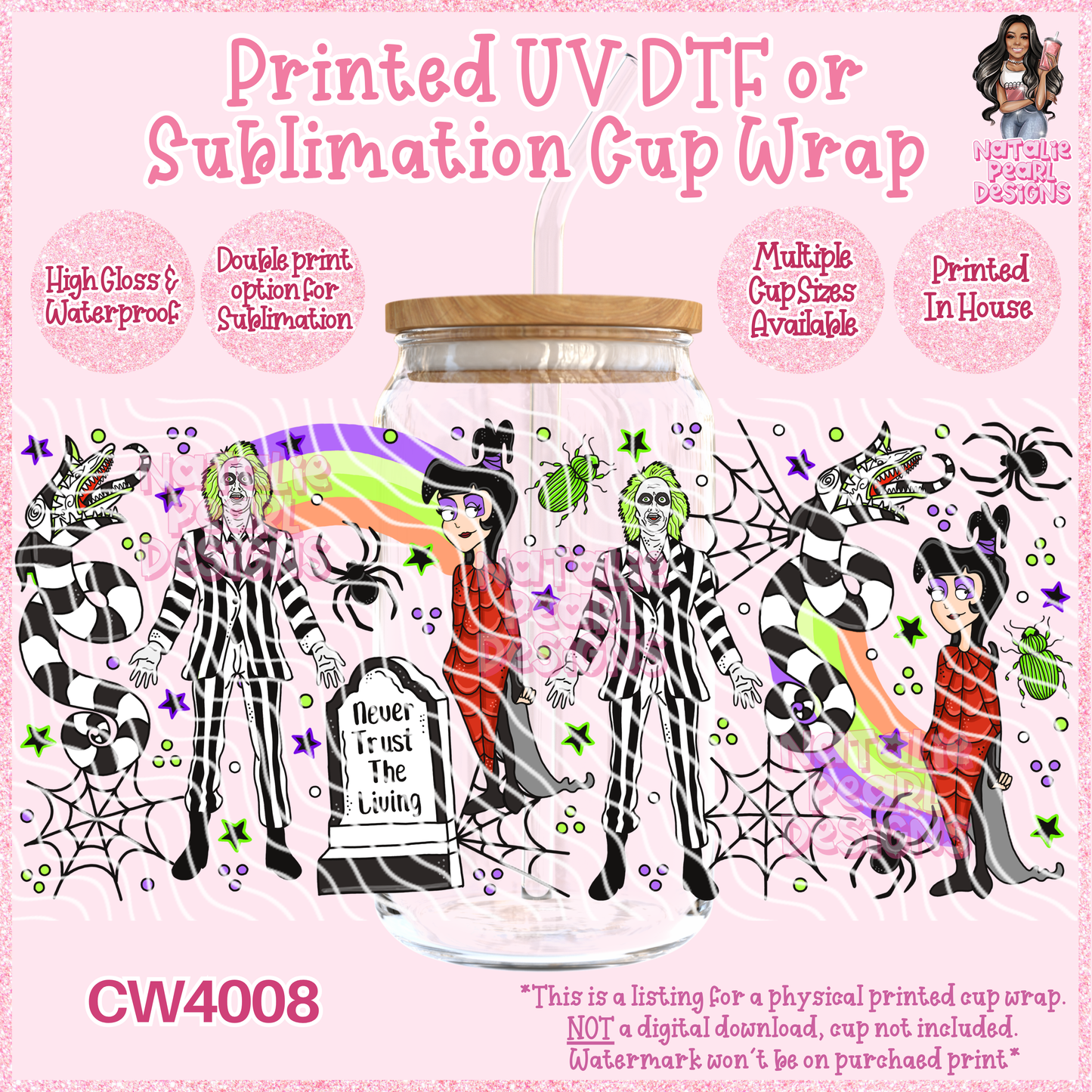 CW4008 UV DTF/SUB Cup Wraps