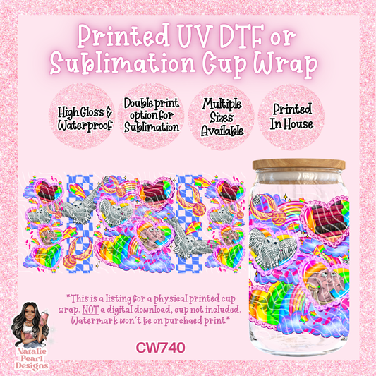 CW740 UV DTF/SUB Cup Wrap