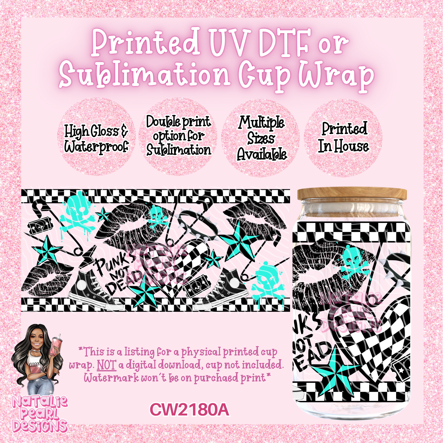 CW2180A UV DTF/SUB Cup Wraps