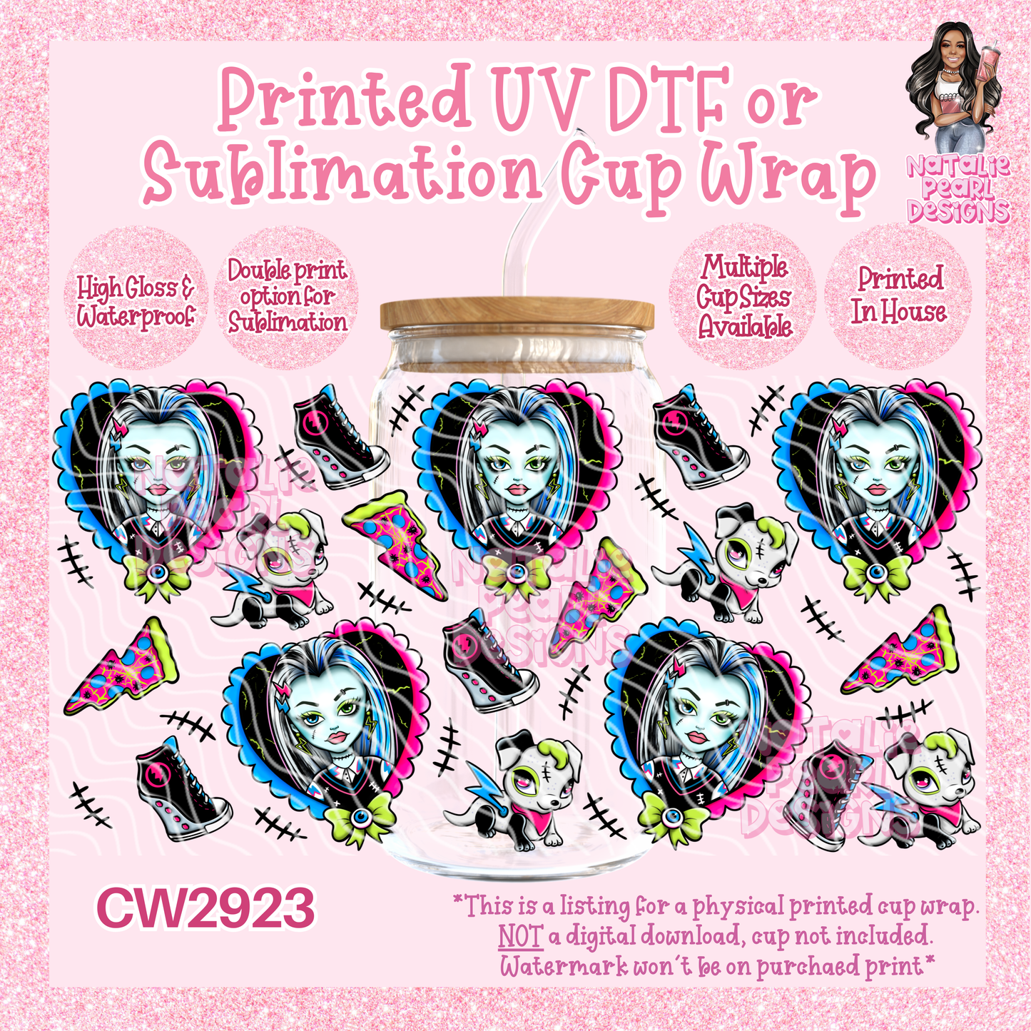 CW2923 UV DTF/SUB Cup Wraps