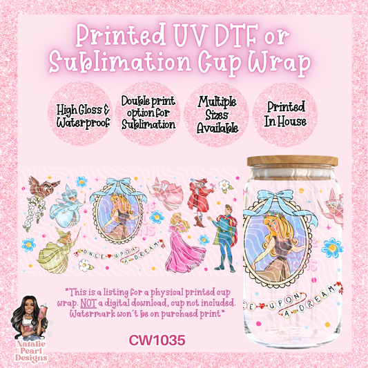 CW1035 UV DTF/SUB Cup Wrap