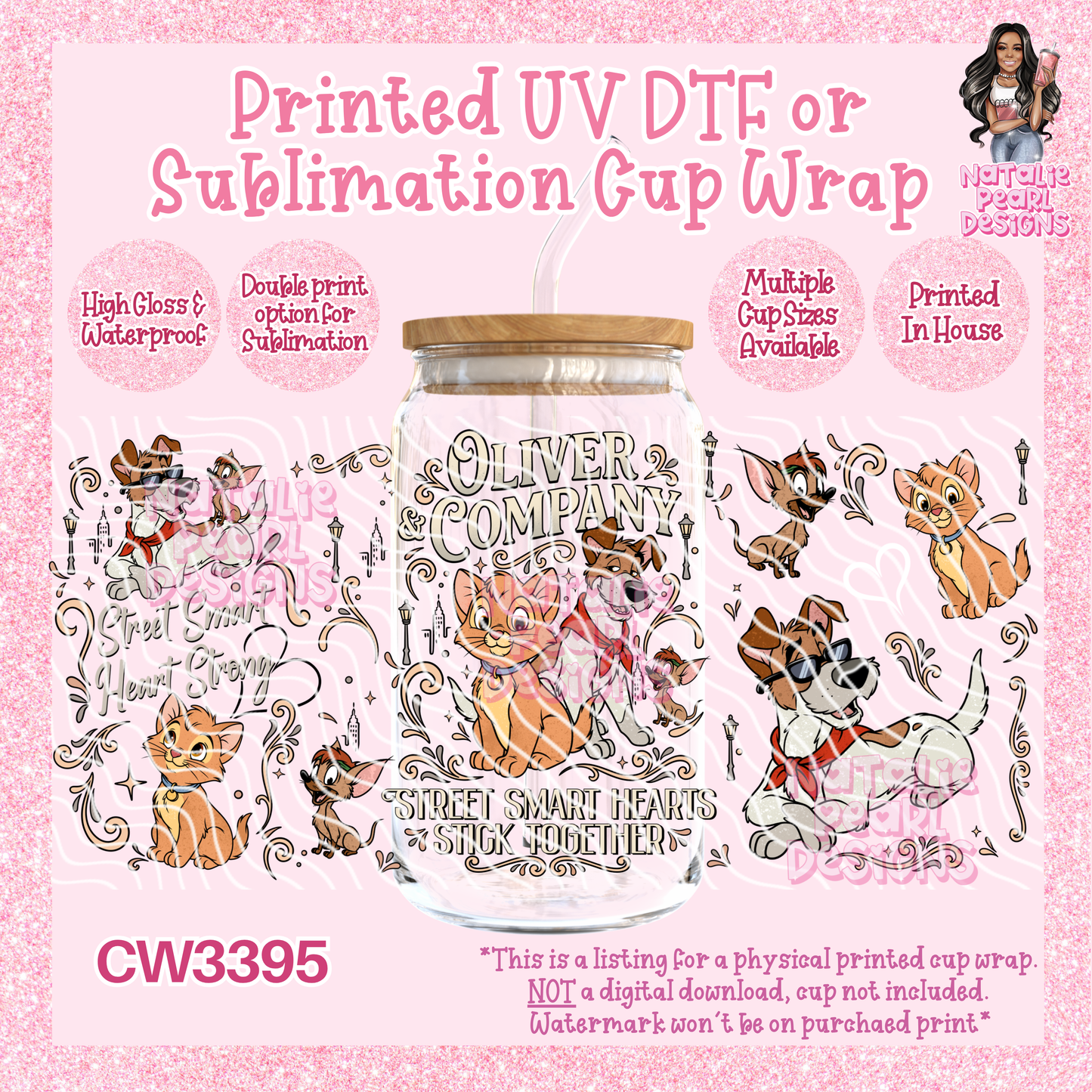 CW3395 UV DTF/SUB Cup Wraps