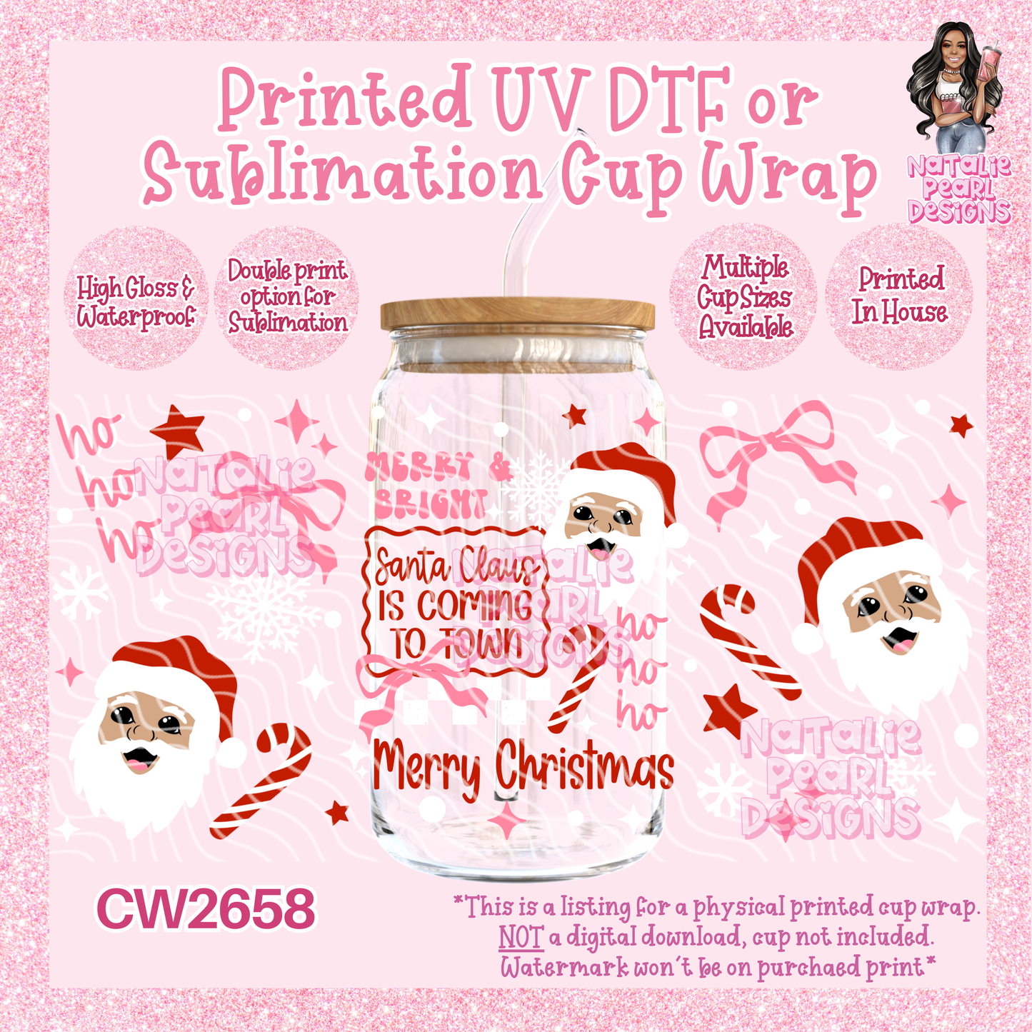 CW2658 UV DTF/SUB Cup Wraps