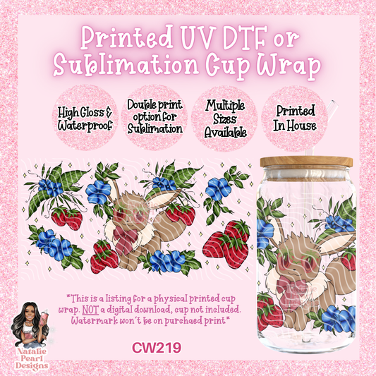 CW219 UV DTF/SUB Cup Wrap